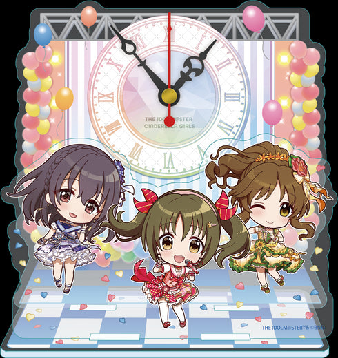 『アイドルマスター シンデレラガールズ』ぷちちょこ ミニアクリル置時計 ビビッドカラーエイジ Ver.